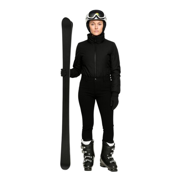 Schoeller of Switzerland Pants - Schoeller of Switzerland VINTAGE Wool Blend Black Stirrup Ski Snowboard Pants